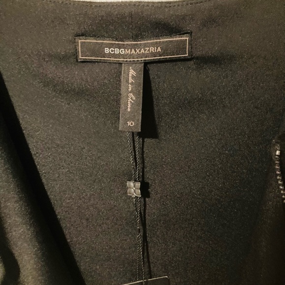 Black suede BCBG Maxazria dress - Picture 3 of 8